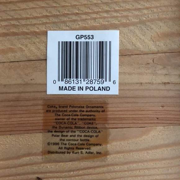 Coca-Cola Ornaments Holiday 🎁 vintage! like new! original box! 3 glass ornaments - Picture 10 of 17